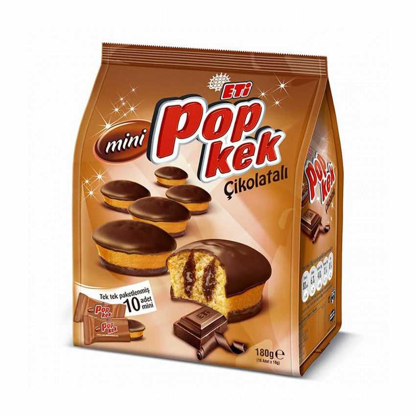ETI POP KEK WITH CHOCOLATE 144G