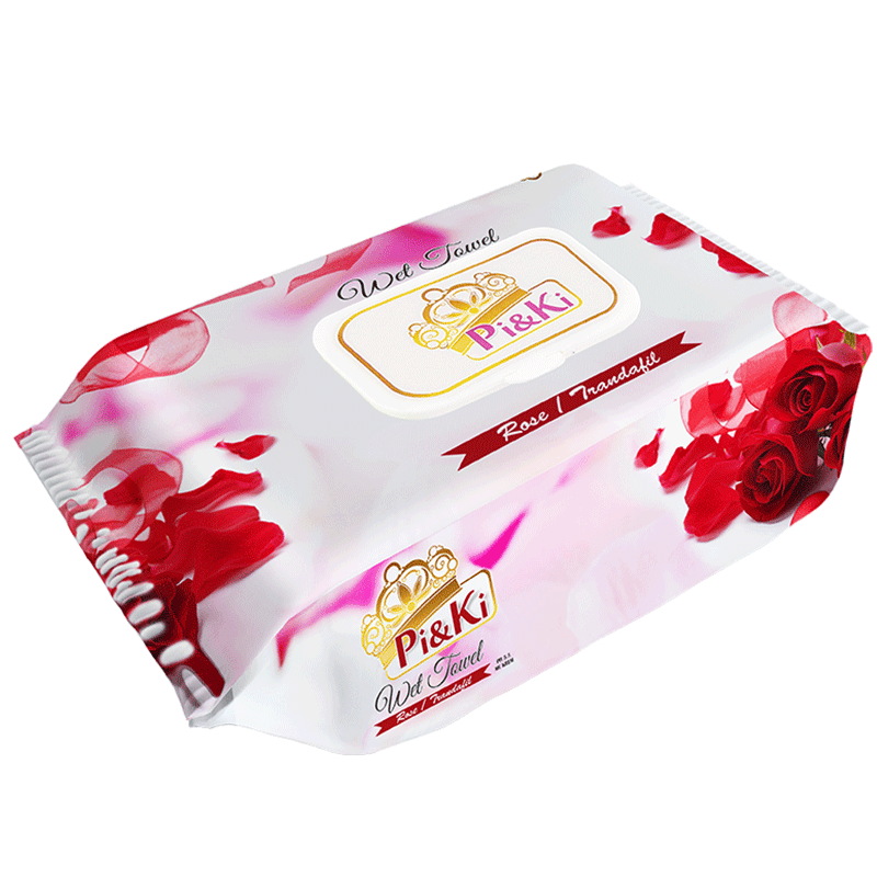 PI & KI WET WIPES ROSE 100PCS