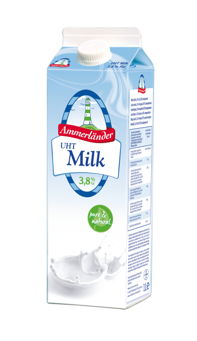 AMMERLÄNDER UHT MILK 3,8% 1L