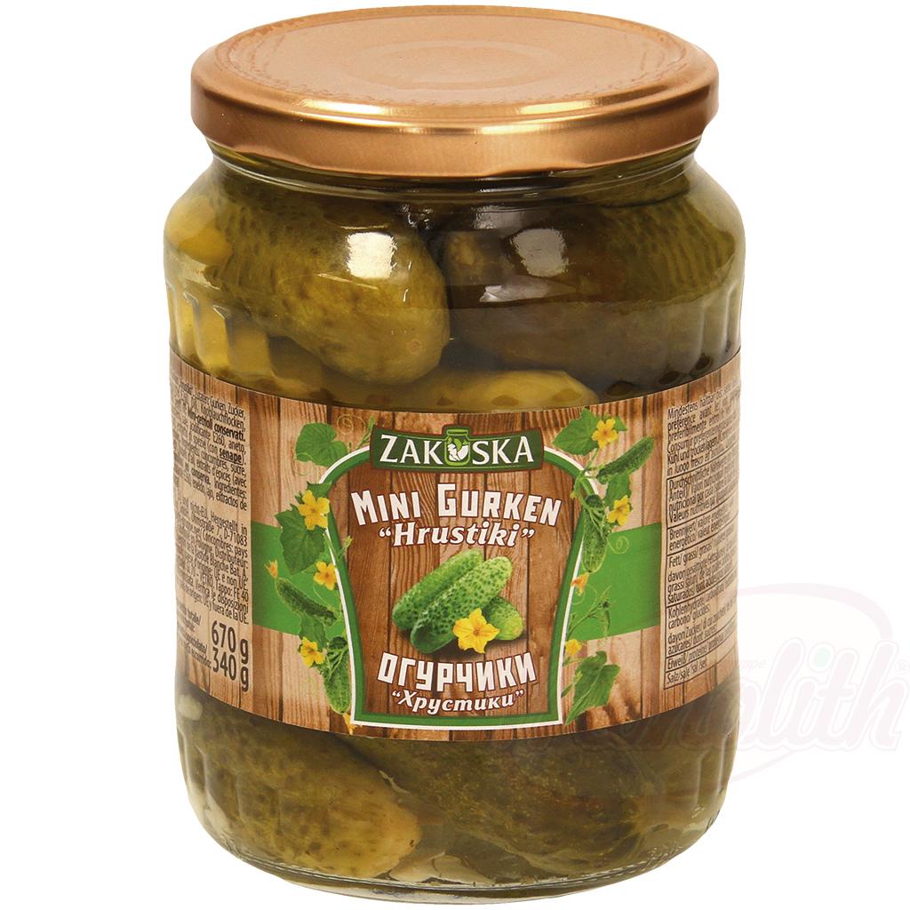 ZAKUSKA GHERKINS HRUSTIKI 670G