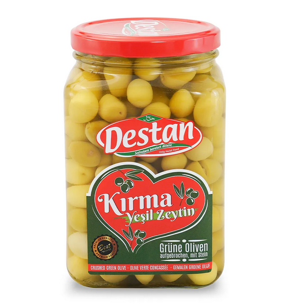 DESTAN GREEN OLIVES KIRMA GLASS 900G