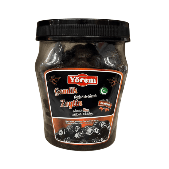 YÖREM BLACK OLIVES GEMLIK 600G CLASSIC 