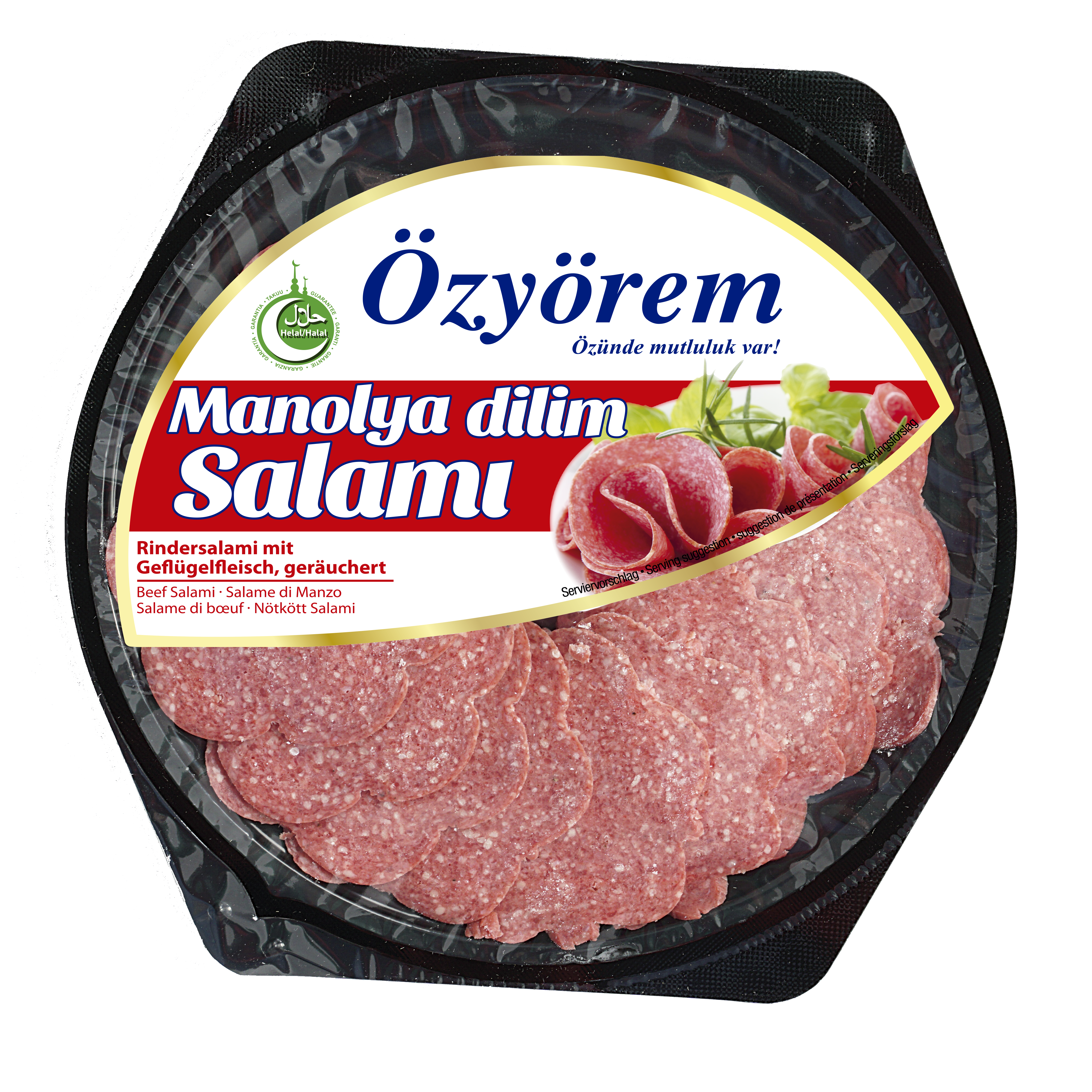ÖZYÖREM BEEF SALAMI MANOLYA 80G