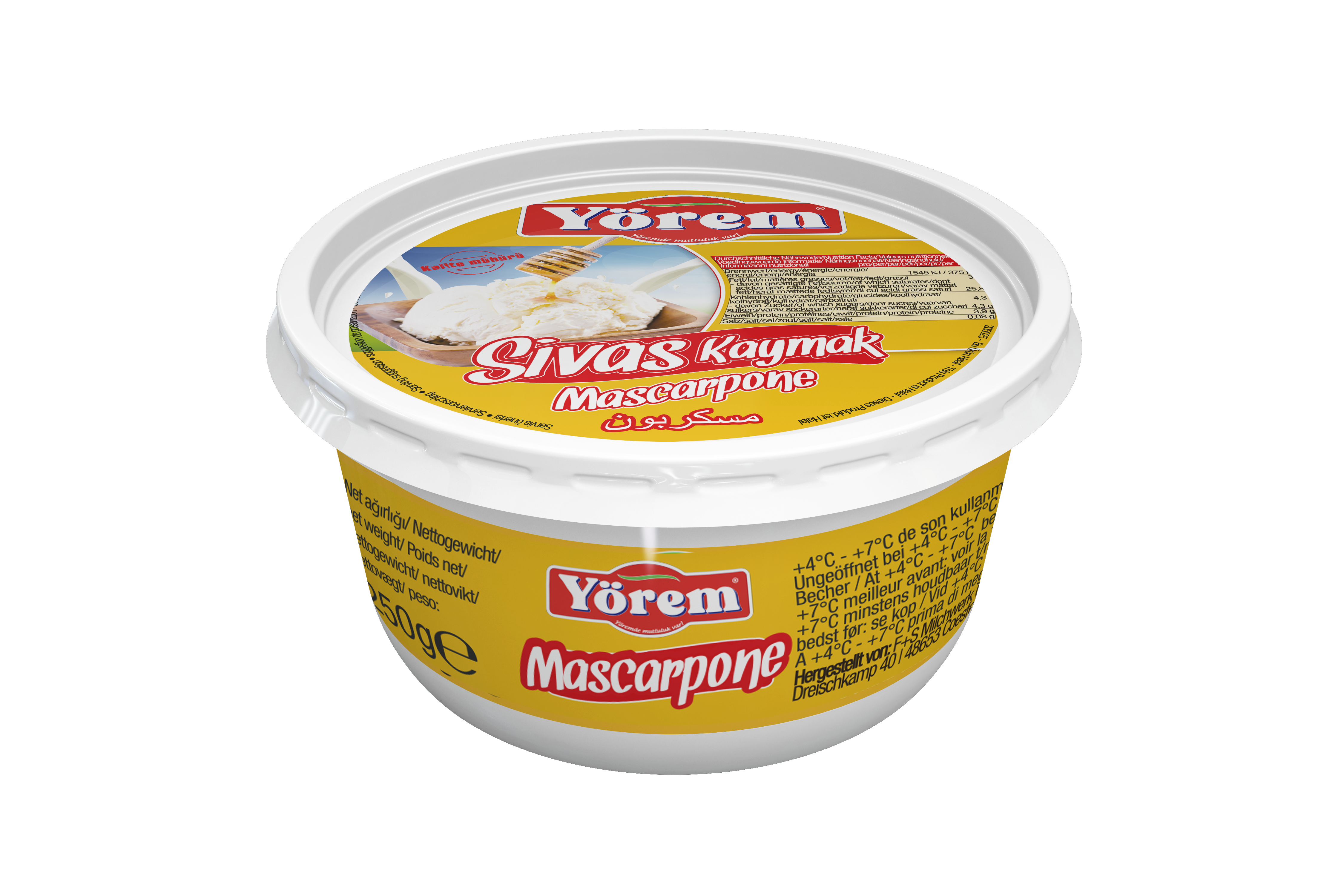 YÖREM MASCARPONE 250G