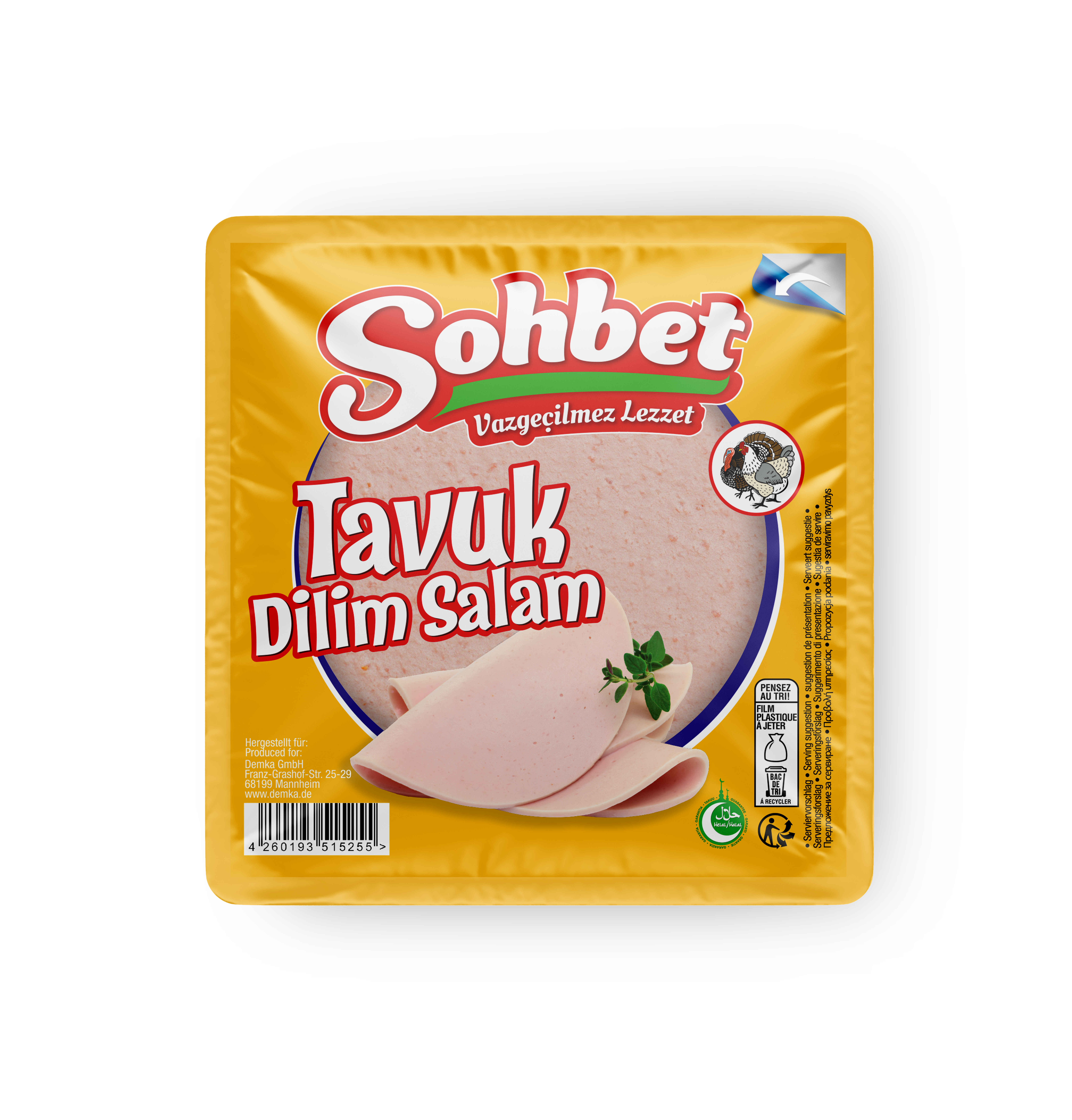 SOHBET TAVUK DILIM SALAM 200G