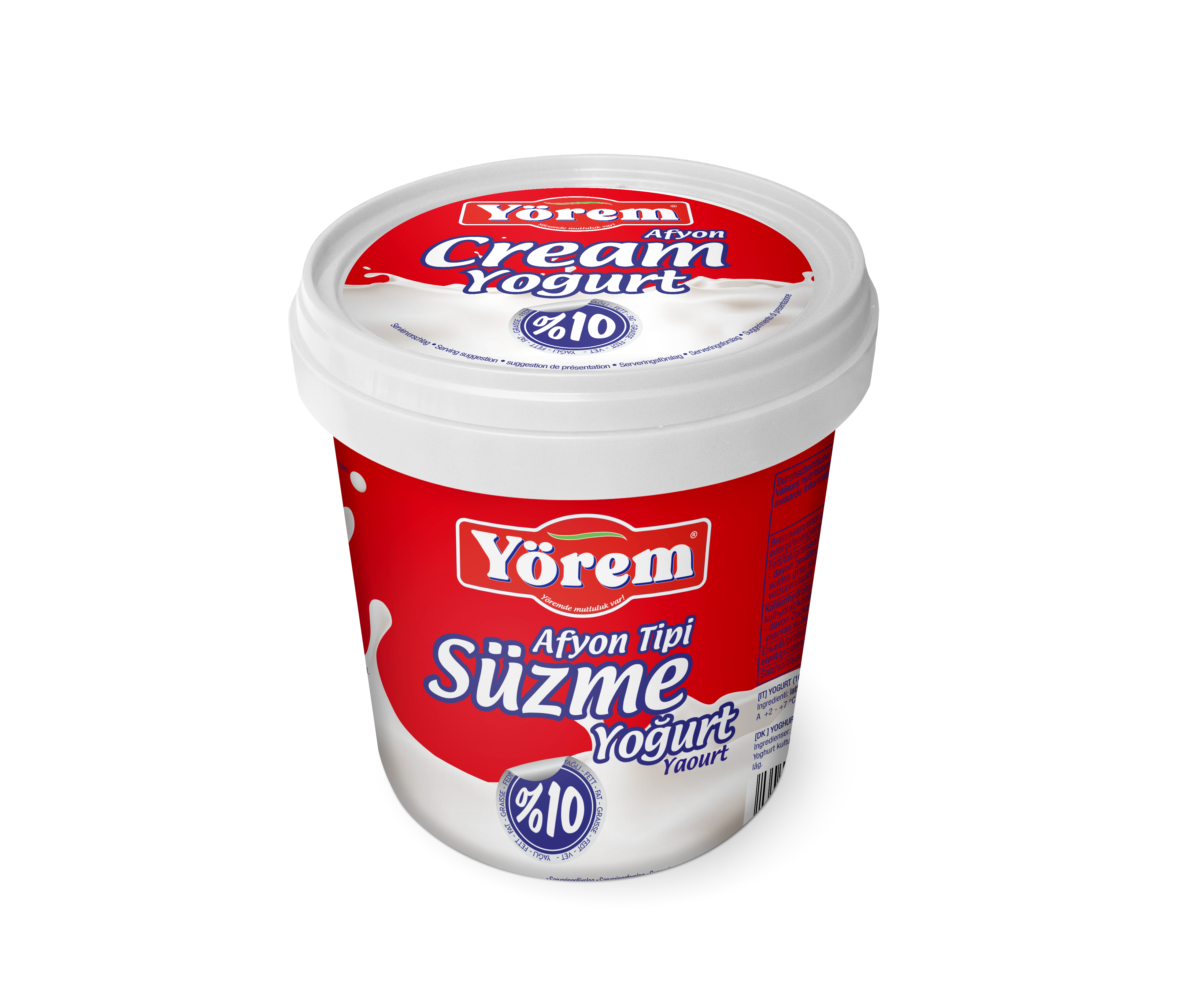 YÖREM YOGHURT 10% 1KG