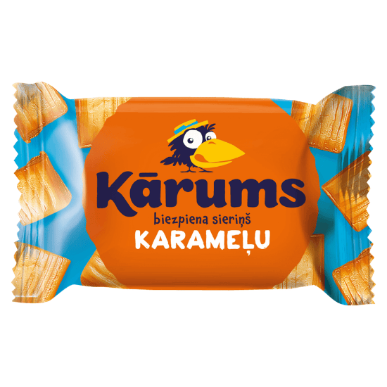 KÄRUMS QURAK SNACK CARAMEL 5 X 45G = 225G