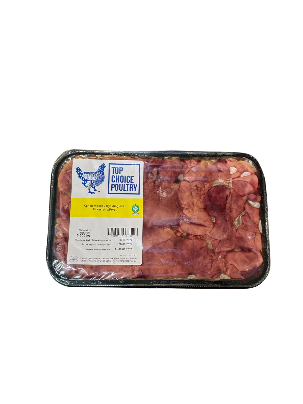 TOP CHOICE  KANAN MAKSA 500G PAKASTE