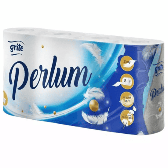 PERLUM TOILET PAPER 3PLY 8ROLL