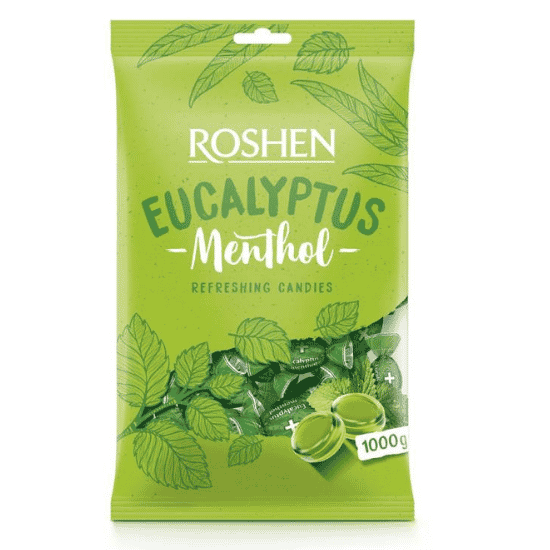 ROSHEN EUCALYPTUS MENTHOL HARD CANDY 1KG