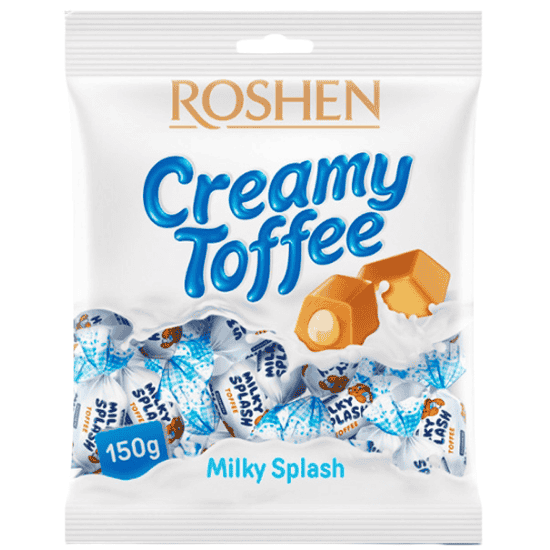ROSHEN MILKY SPLASH TOFFEE 150G