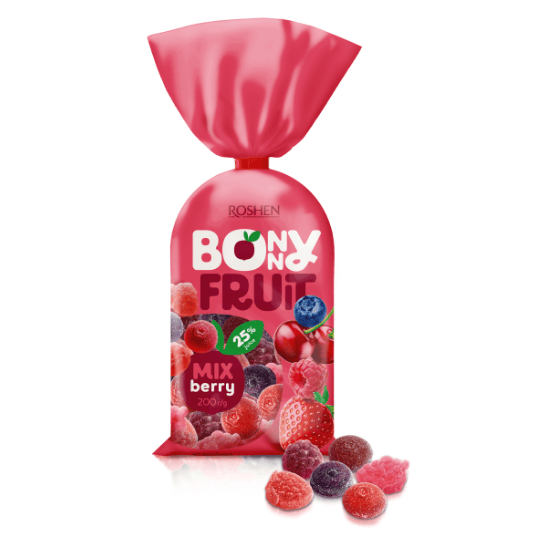 ROSHEN BONNY FRUIT JELLY BERRY 200G