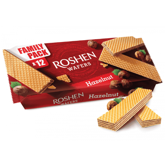 ROSHEN WAFERS HAZELNUT 216G