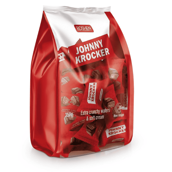 ROSHEN JOHNNY KROCKER WAFERS CHOCOLATE 350G
