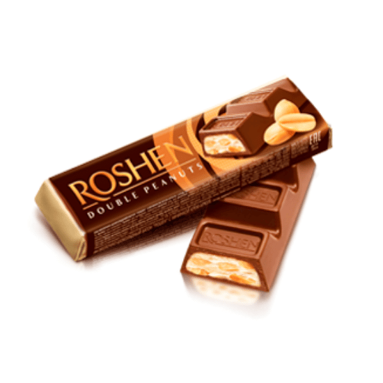 ROSHEN MILK CHOCOLATE DOUBLE PEANUT 39G