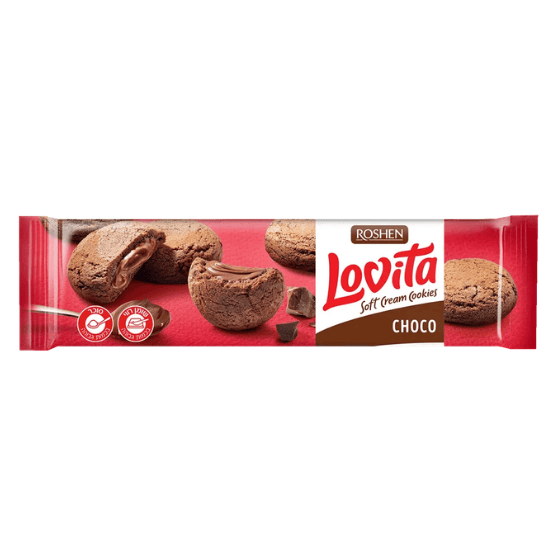 ROSHEN LOVITA SOFT CREAM COOCKIES COCOA 127G