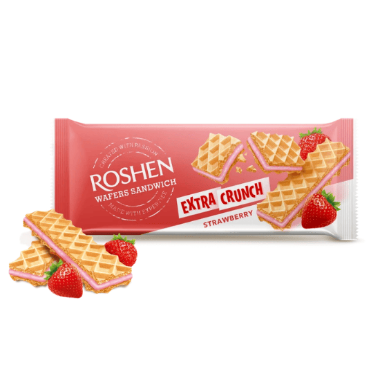 ROSHEN WAFERS SANDWICH CRUNCH VANILLA 142G