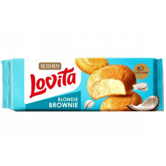 ROSHEN LOVITA BLONDIE BROWNIE COCONUT 152G