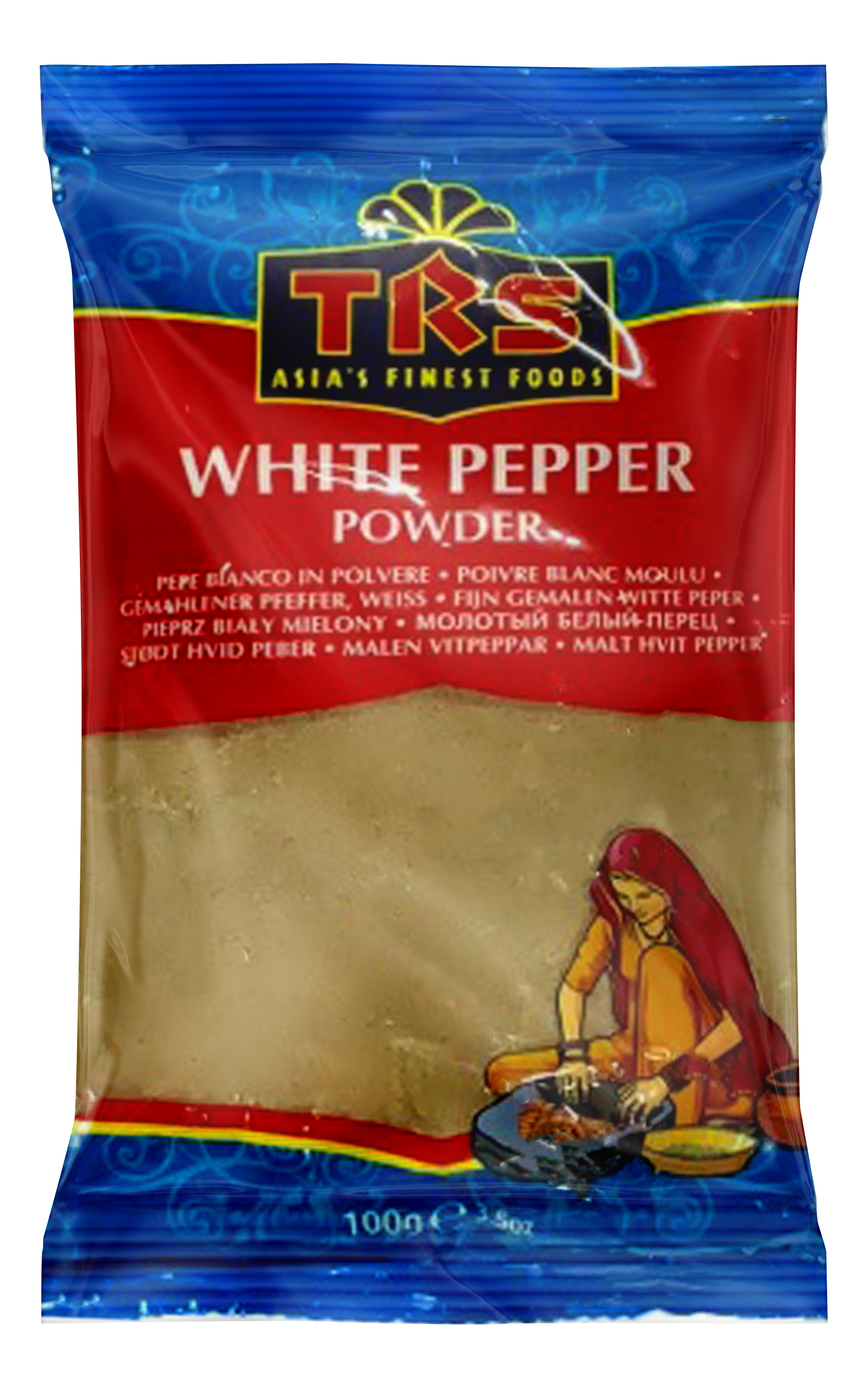 TRS WHITE PEPPER POWDER 100G