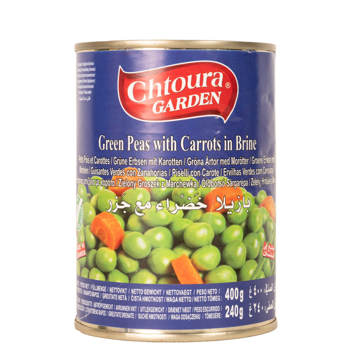 CHTOURA PEAS WITH CARROT 400G