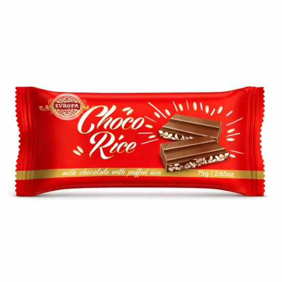 EVROPA CHOCO RICE 75G