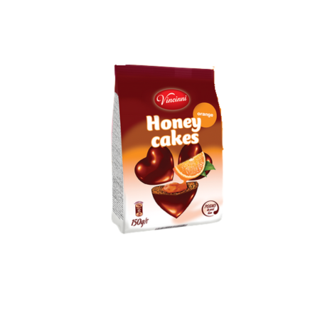 VINCINNI HONEY CAKES ORANGE 150G