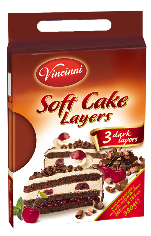 VINCINNI CAKE LAYERS DARK 380G