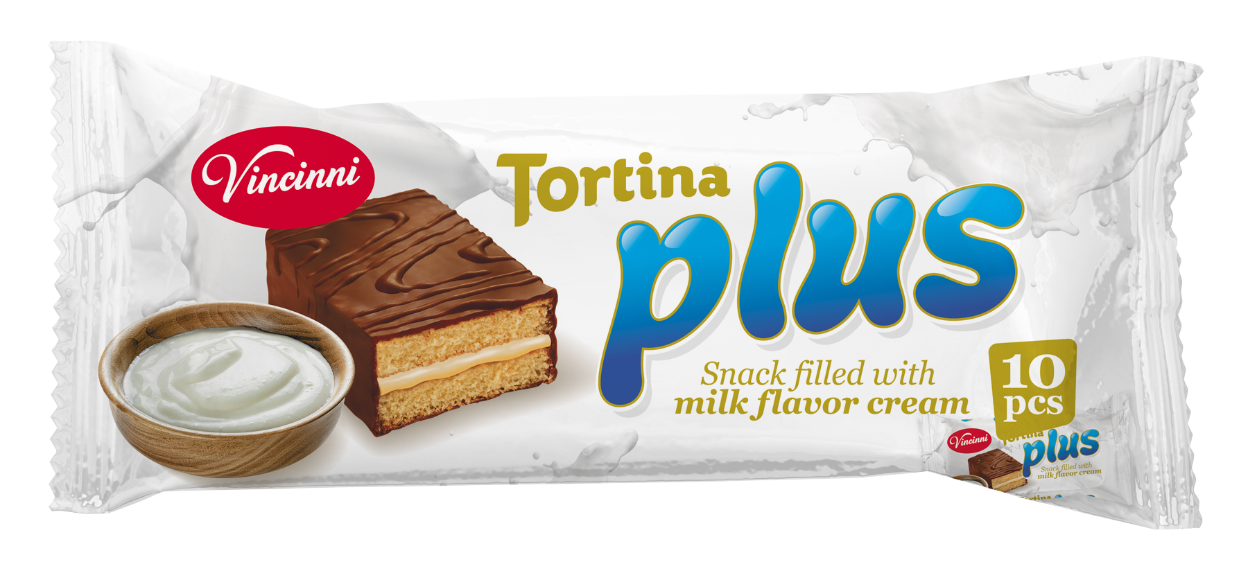 VINCINNI TORTINA PLUS MILK 300G