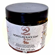 HAYATTI MOROCCAN BLACK SOAP ARGAN 200G