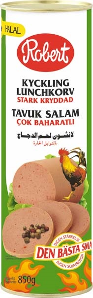 ROBERT CHICKEN LUNCHEON MEAT HOT 850G