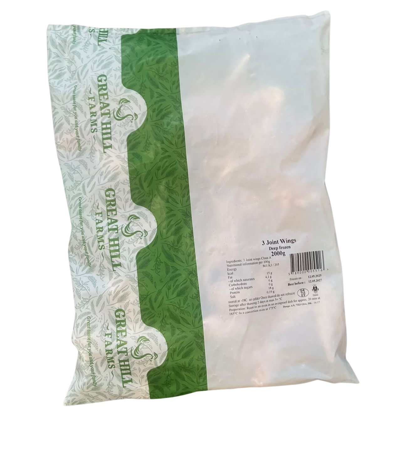 GREAT HILL CHIKEN WINGS 3-JOINTS 2KG