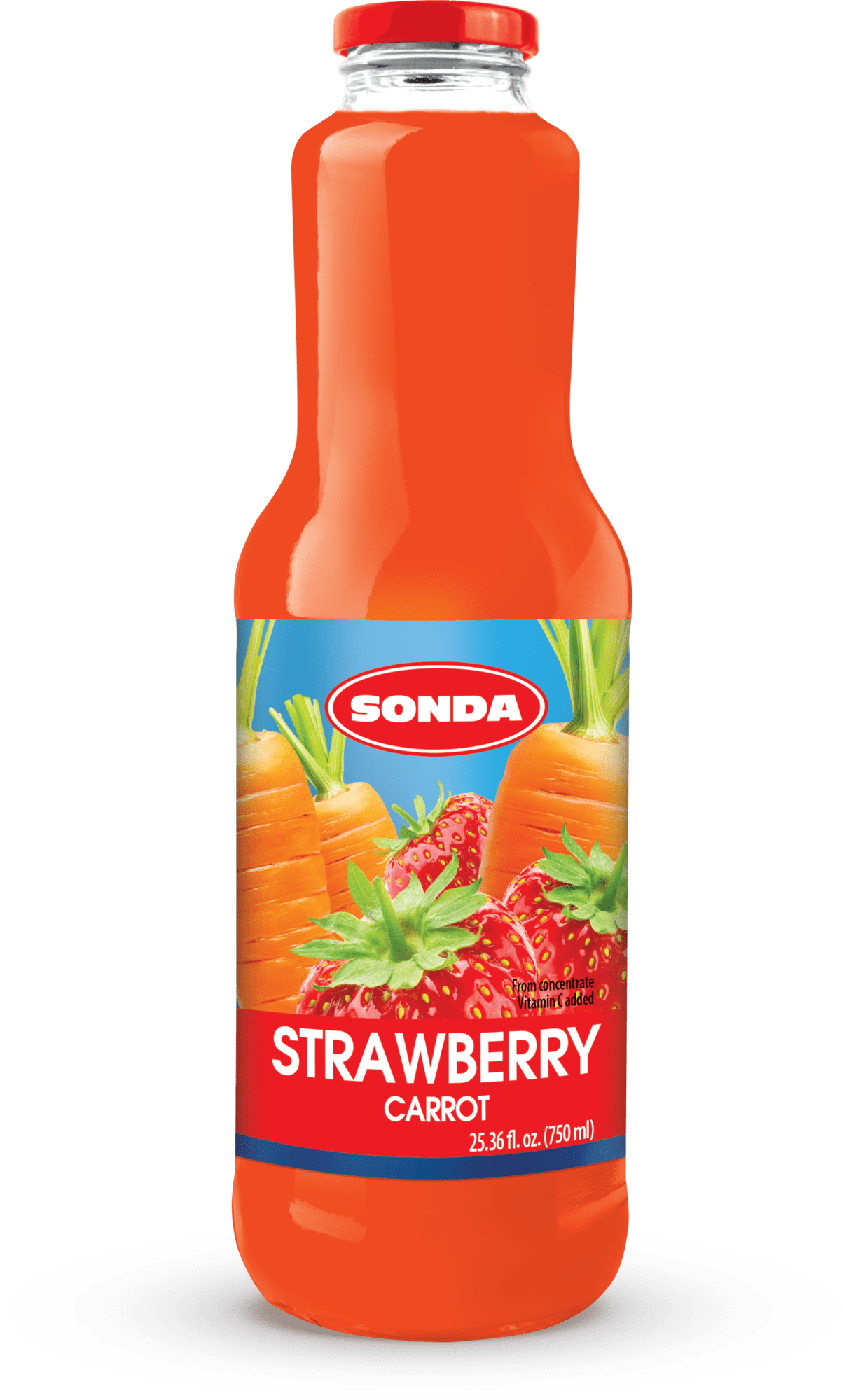 SONDA STRAWBERRY & CARROT 750ML