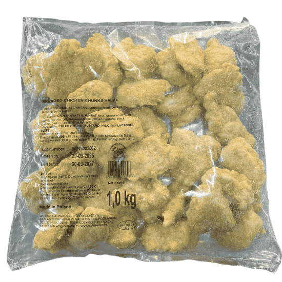 WIPASZ BREADED CHICKEN CHUNKS 1000G