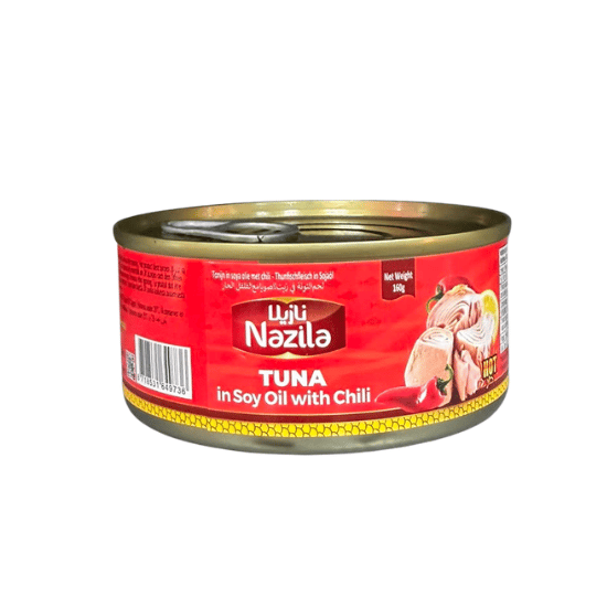 NAZILA TUNA CHUNKS IN OIL HOT 160G