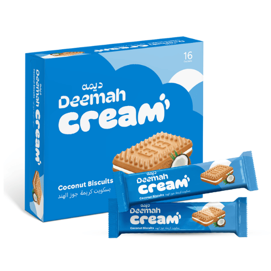 DEEMAH COCONUT CREAM BISCUIT 432G