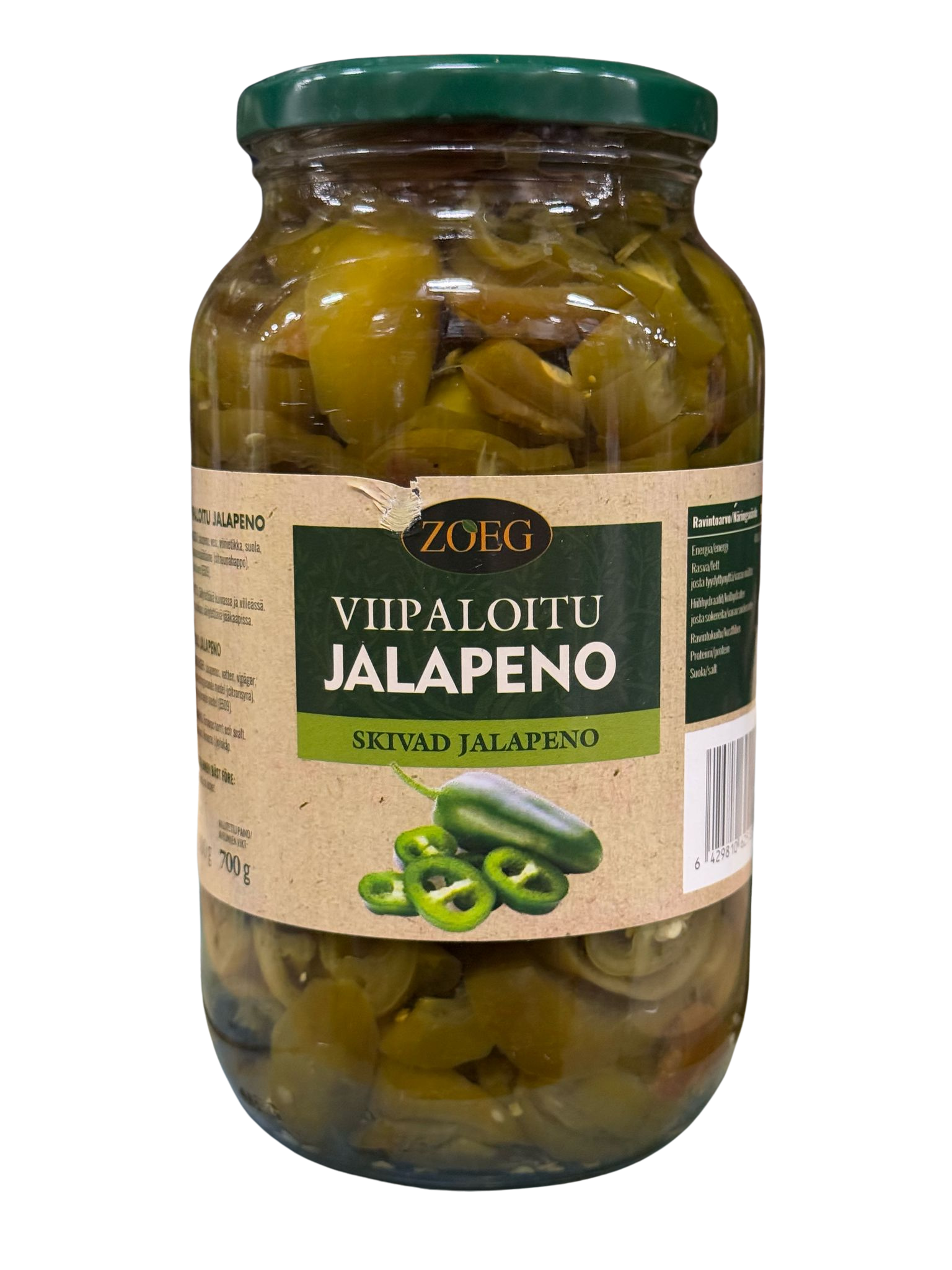 ZOEG JALAPENO 1200G / 700G