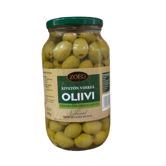 ZOEG KIVETÖN VIHREÄ OLIIVI 1200G / 680G