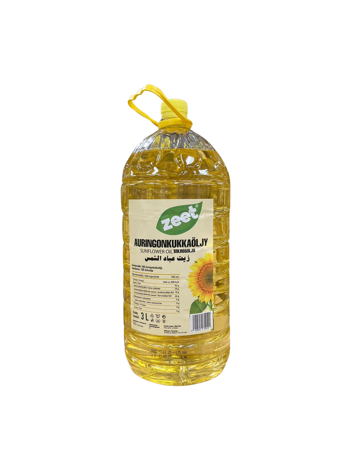 ZEET SUNFLOWER OIL 3L