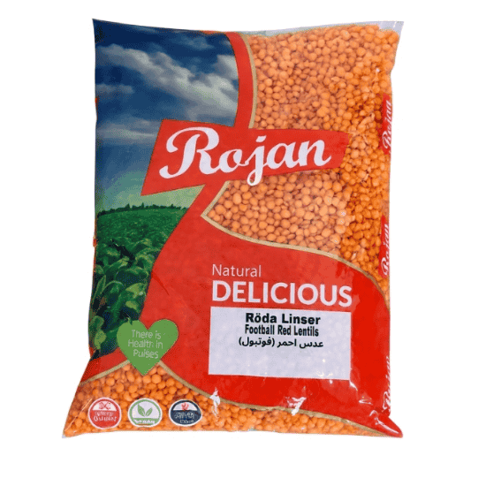 ROJAN RED LENTILS FOOTBALL 1KG