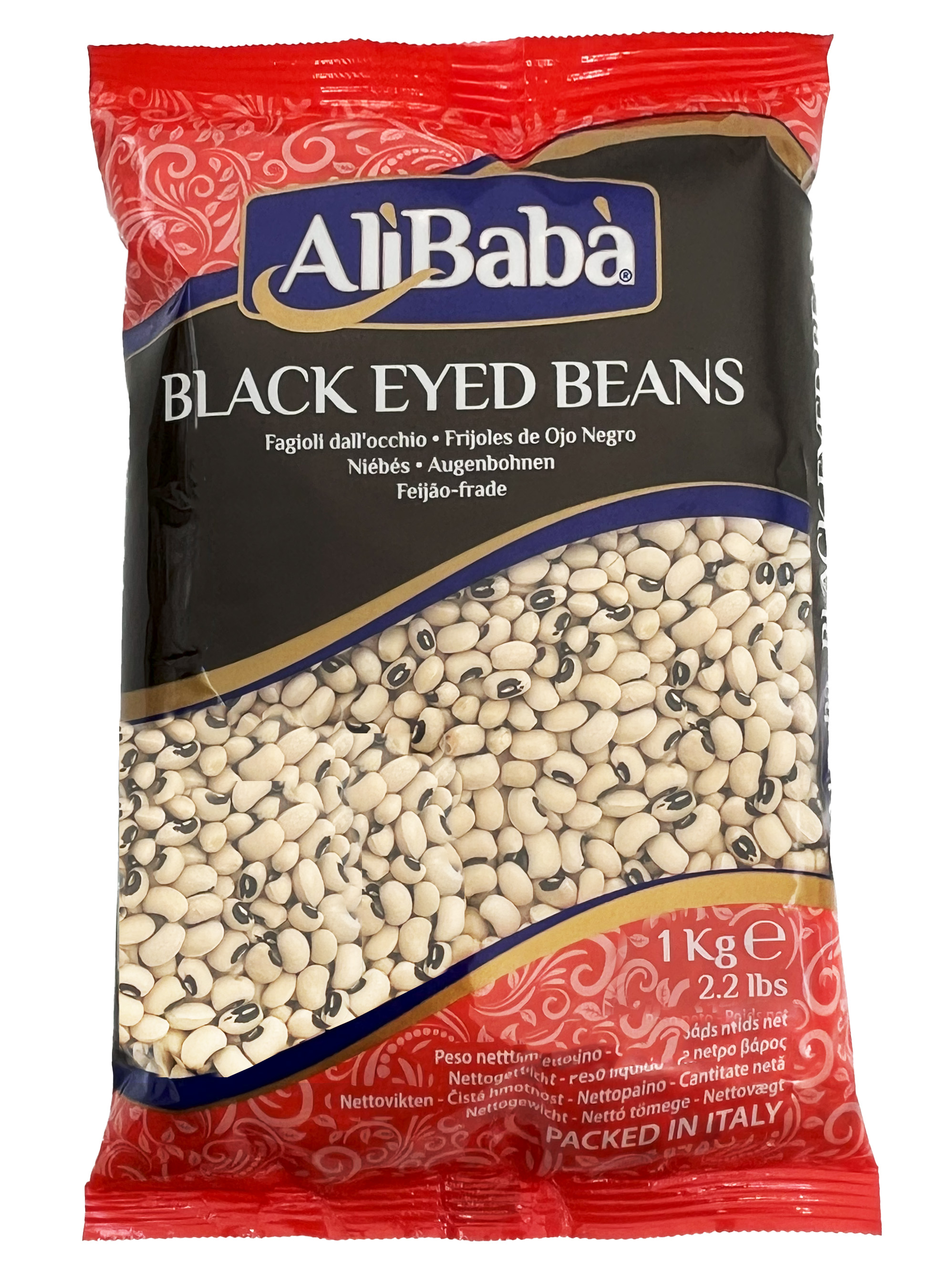 ALIBABA BLACK EYED BEANS 1KG