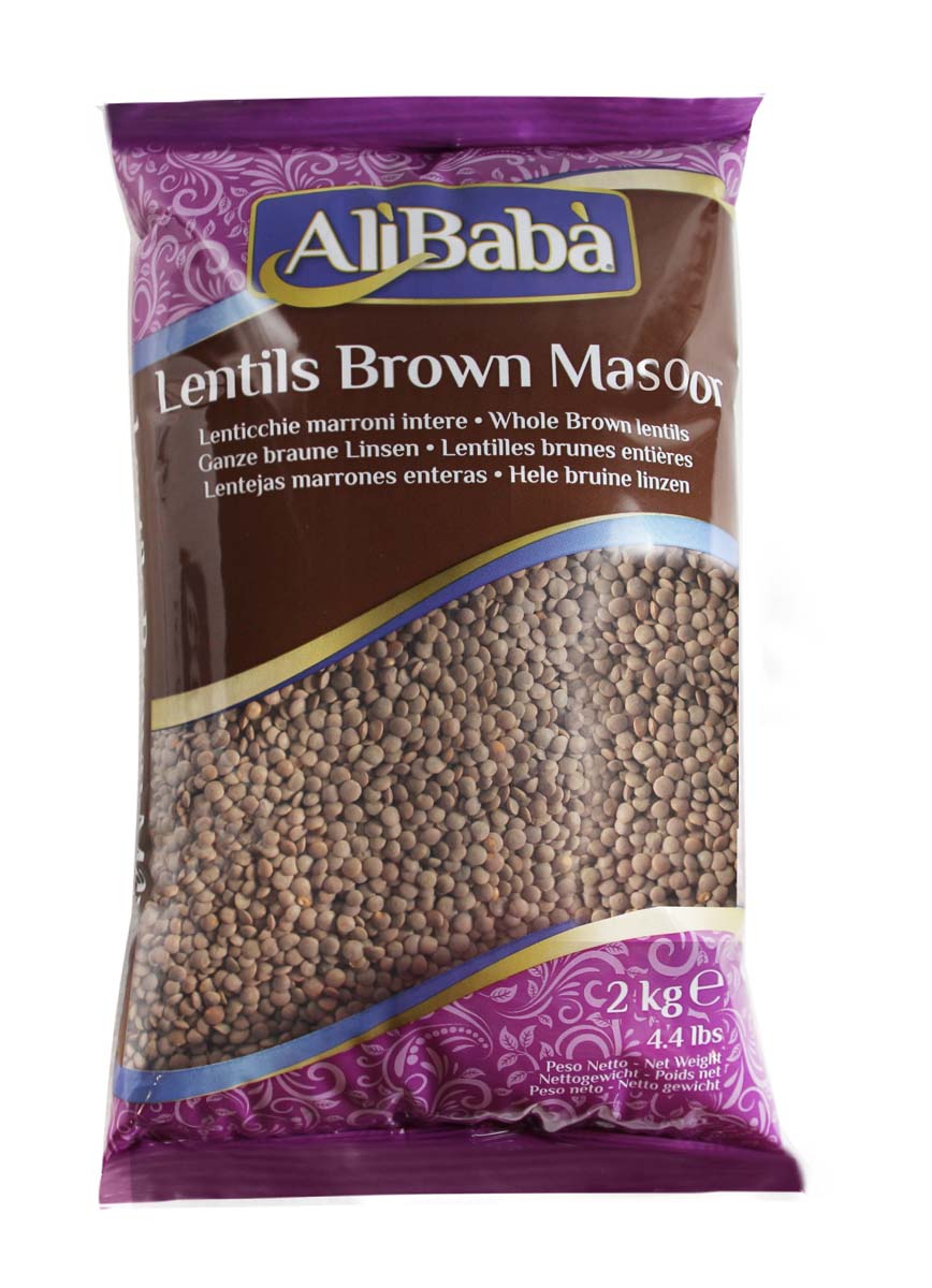 ALIBABA BROWN LENTILS 2KG
