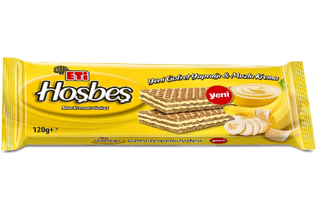 ETI HOSBES BANANA GOFRET 120G