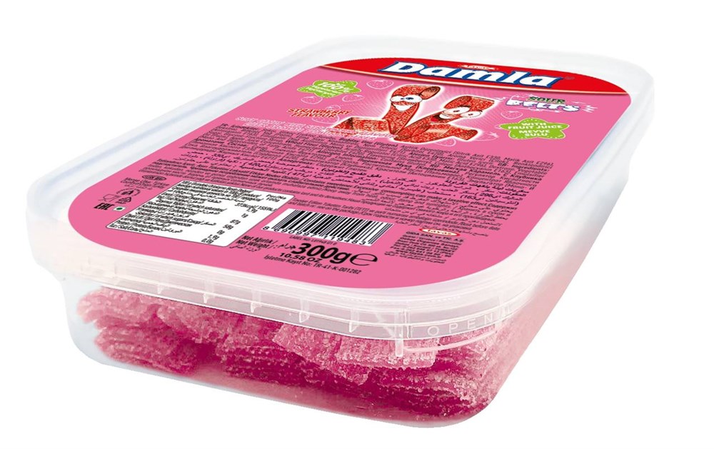 TAYAS SOUR BELTS STRAWBERRY 300G