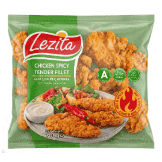 LEZITA CHICKEN SPICY TENDER FILLET 700G