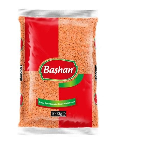 BASHAN RED SPLIT LENTILS 1KG