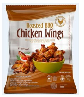 ELBURG ROASTED BBQ WINGS 1KG