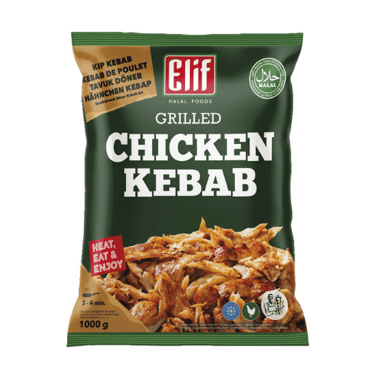 ELIF CHIKCEN KEBAB SLICE 1KG