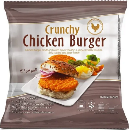 ELBURG CRUNCHY CHIKEN BURGER 1KG