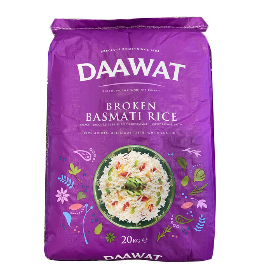 DAAWAT BROKEN BASAMATI RICE 20KG