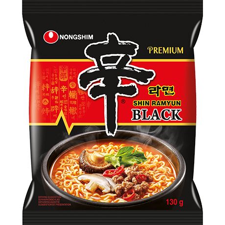NONGSHIM SHAIN RAMYUN BLACK NUUDELI 130G